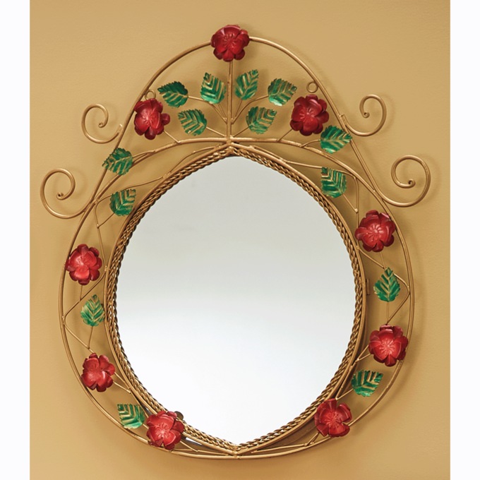 Roses Scroll Mirror, , large