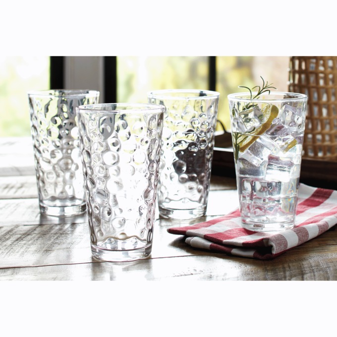 Gibson Home Great Foundations Set of 4 Bubble Tumblers, , large