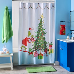 Grinch Shower Curtain, , large