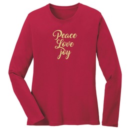 Peace Love Joy T-Shirt, , large