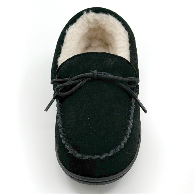 Women's Genuine Suede Moccasin with Faux-Fur Lining | Seventh Avenue