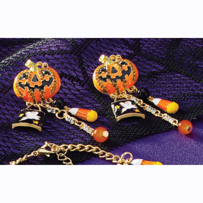 Halloween Charm Bracelet or Earrings, , large