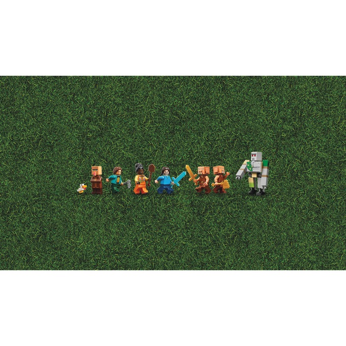 LEGO Minecraft The Ghast Balloon Village Attack, , large