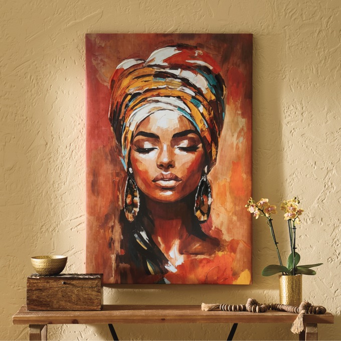 Colorful Woman Wall Art, , large