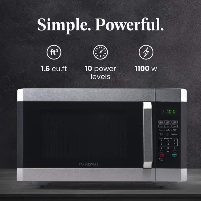 Farberware 1.6 cu. ft. Microwave, , large