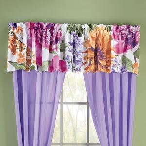 Garden Floral Valance, , large