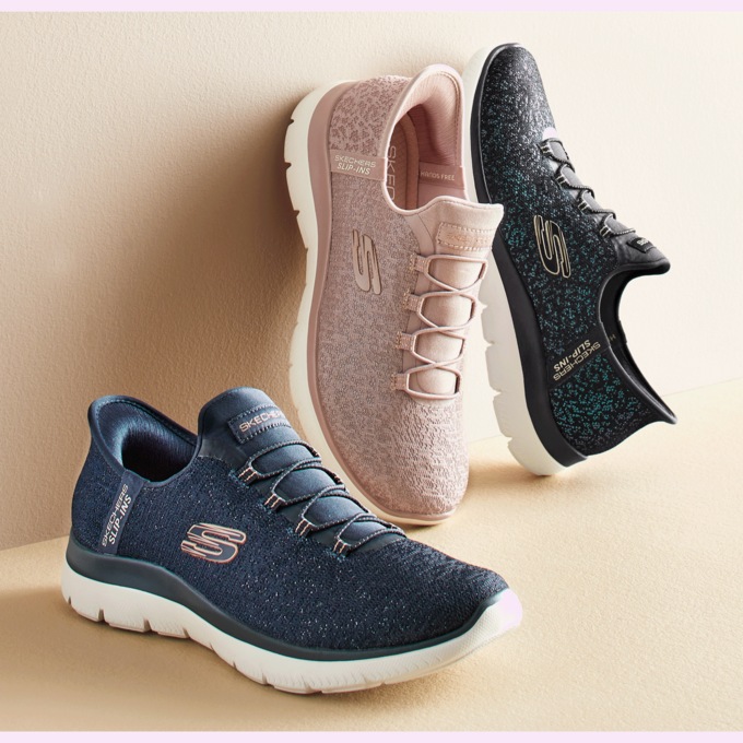 Skechers Women's Slip-Ins Summits Lunar Glow Shoe, , large