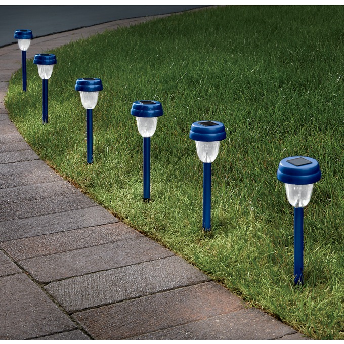 6-Piece Solar Stake Light Set, , large
