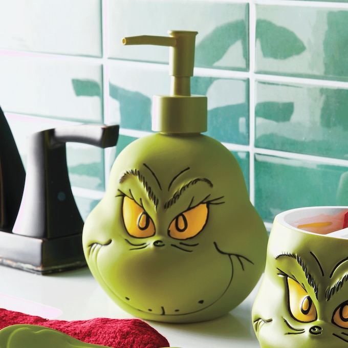 Grinch Soap or Lotion Pump, Green, large