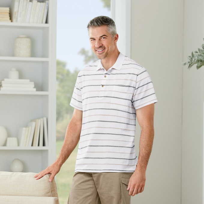 Men&#39;s Short Sleeve Polo, , large