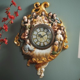 Last Supper Wall Clock, , large