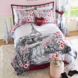 Jolies Fleurs Comforter Set, Decorative Pillow and Window Treatments, , large