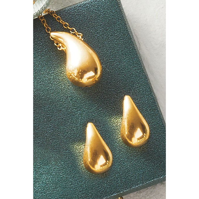 Teardrop Necklace & Earring Set, , large