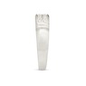 Unisex Diamond 10K Double Row Ring, , large