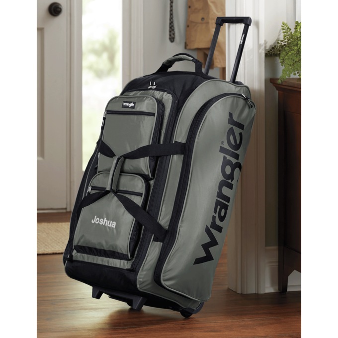 Wrangler 30-inch Rolling Multi-Pocket Upright Duffel, , large
