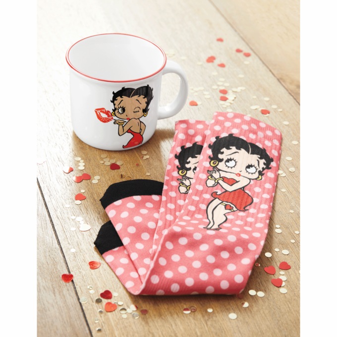 2-Piece Betty Boop Sock and Mug Set, , large