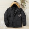 Hooded Down-Blend Jacket, , large