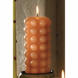 Hobnail Pillar Candle, , large