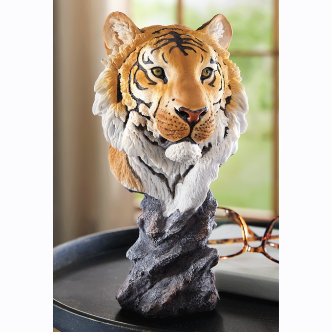 Decorative Tiger Bust, , large
