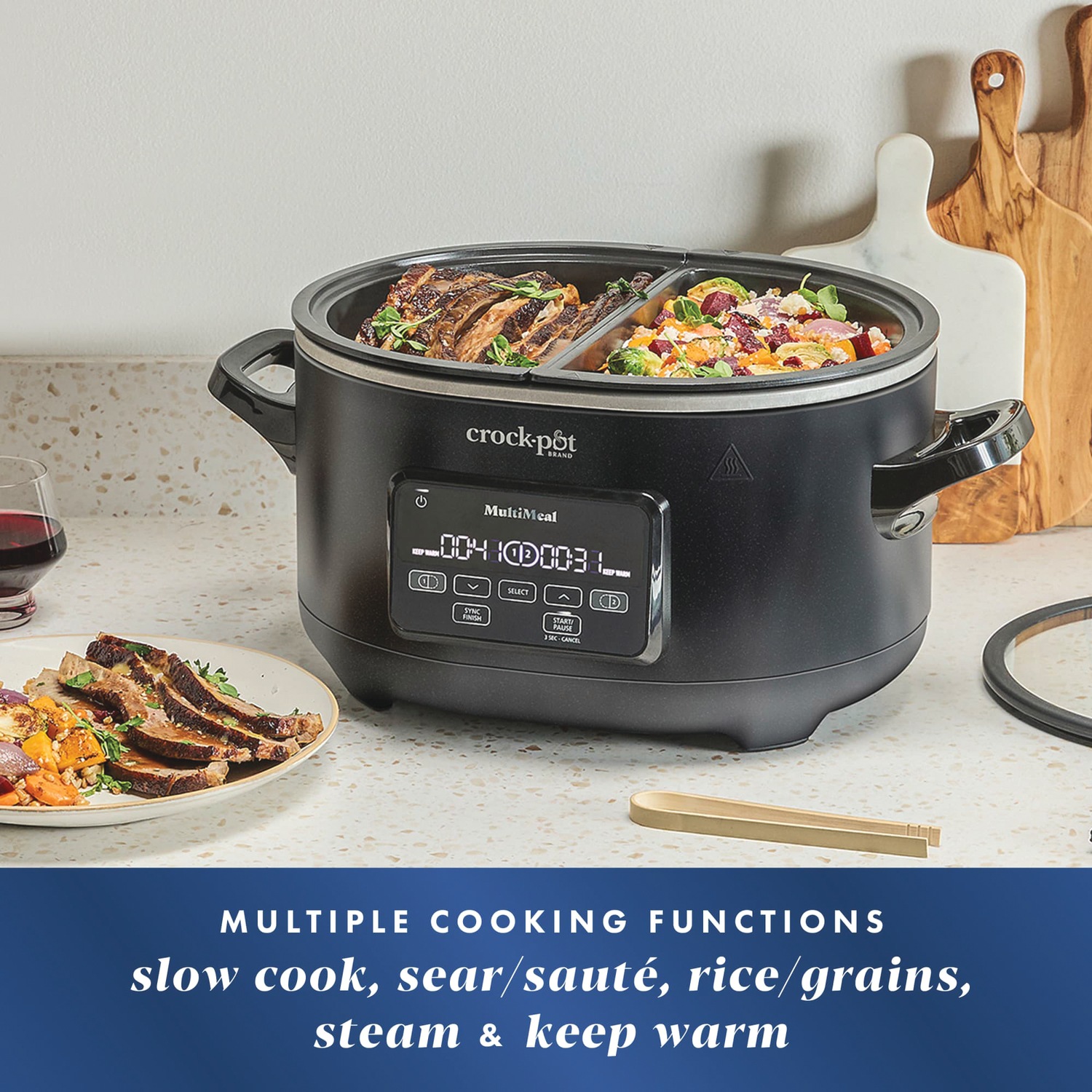 Crock-Pot Multimeal Multi-Cooker and Programmable Slow Cooker