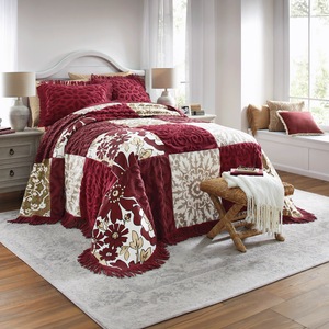 Hadlee Chenille Bedspread, , large