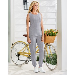 Three Charms Active Set, Light Heather Gray, large