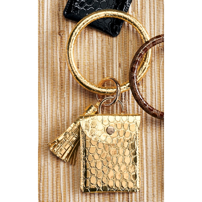 Keychain Wallet Bangle, , large