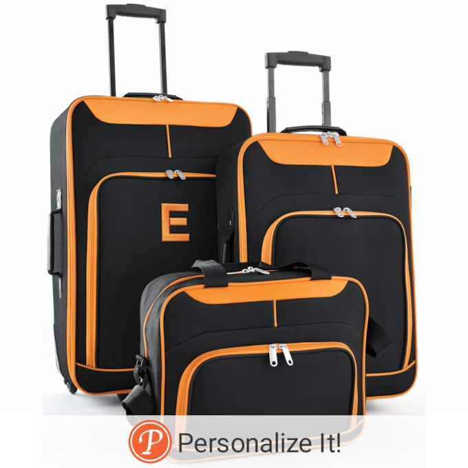 3-Piece Soft-Sided Luggage Set, , large