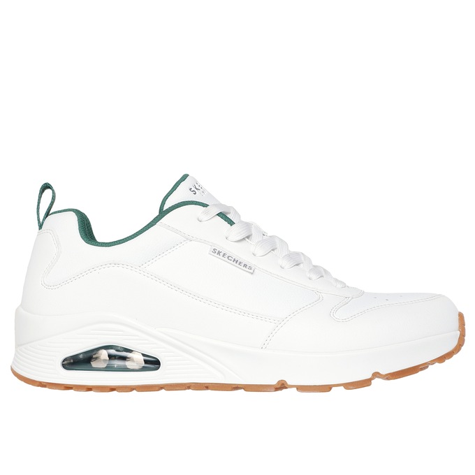 Skechers Men's Uno - Alder Lace-Up, White Green, large