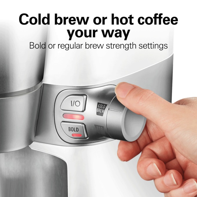 Hamilton Beach Convenient Craft Rapid Cold Brew & Hot Coffee Maker, , large
