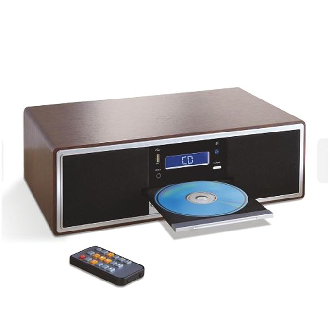 Tabletop Bluetooth Radio CD Player, , large