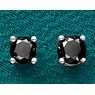Black Diamond Earrings, , large
