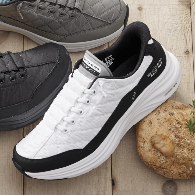 Skechers Men's Slip-Ins Vapor Foam Cozy Fit Sneaker | Seventh Avenue