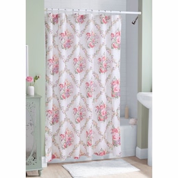 Scarborough Bouquet Shower Curtain, , large