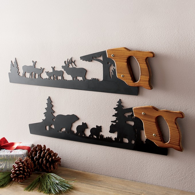 Wildlife Motif Saw, , large