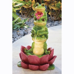 Serene Frog Fountain, , large