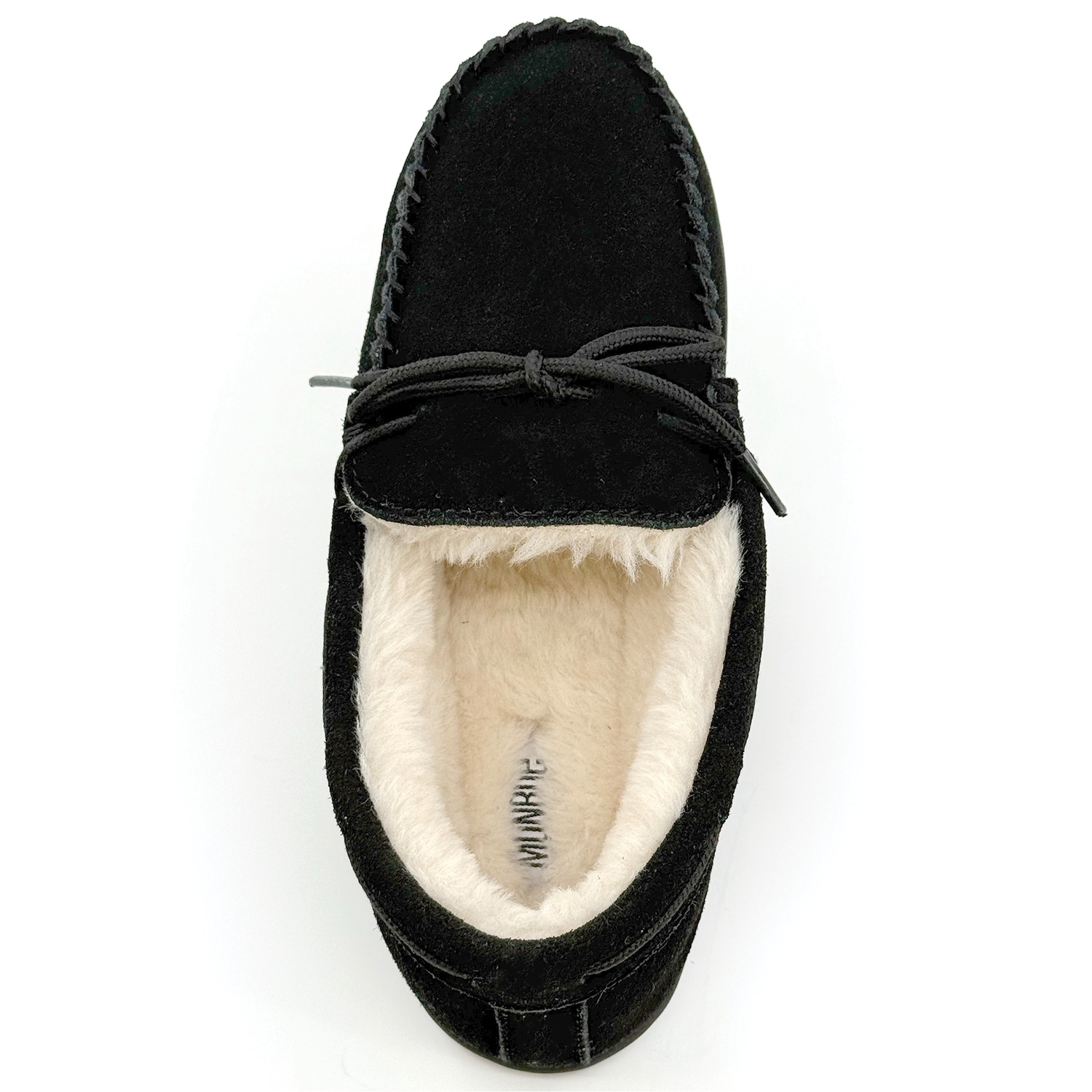 Women's Genuine Suede Moccasin with Faux-Fur Lining | Seventh Avenue