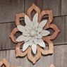 Wood & Metal Flower Art, , large