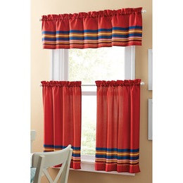 Salsa 3-Piece Kitchen Curtain Set, , large