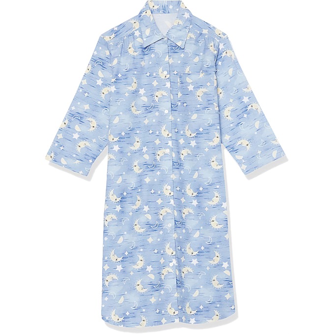 Printed Flannel PJs or Nightshirt, , large