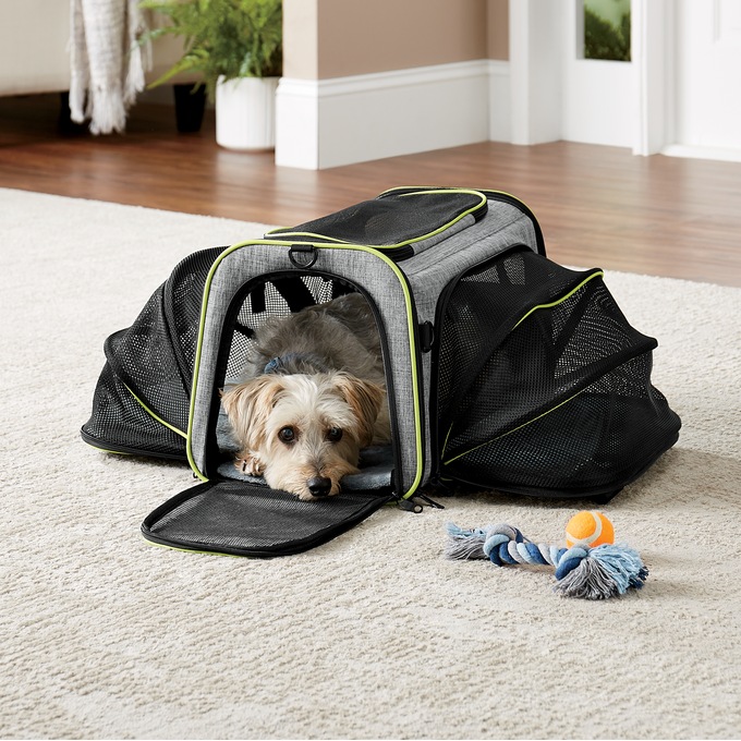 Expandable Soft-Sided Pet Carrier, , large