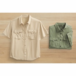 Outdoor Short-Sleeve Utility Shirt, , large
