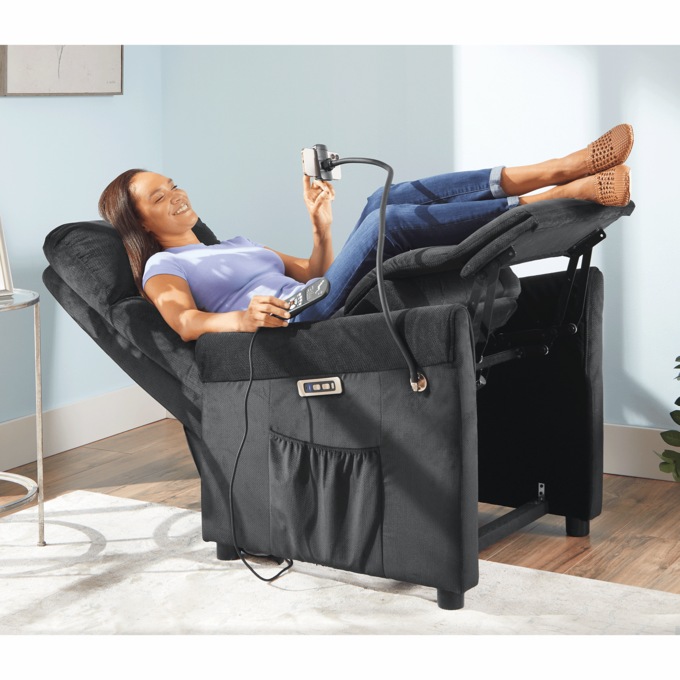 Plush Powered Zero Gravity Chair, , large