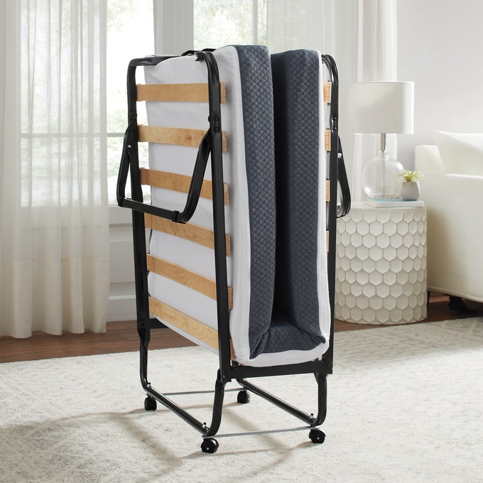 Luxor Folding Bed with Wheels, , large