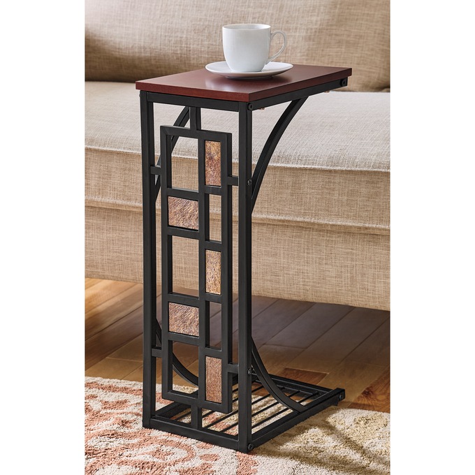 Florenz Slate Sofa Slide Table, , large
