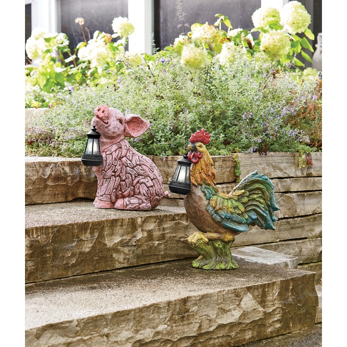 Farm Animal with Solar Lantern, , large