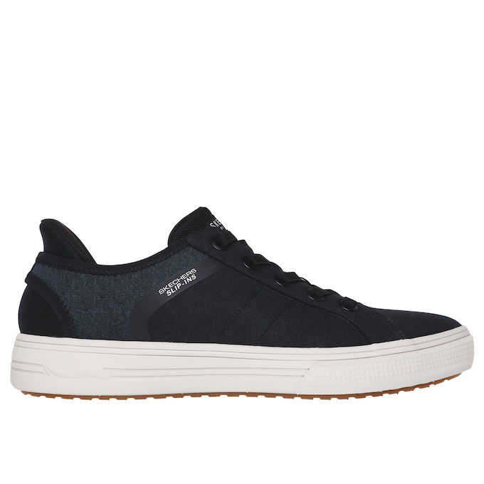 Skechers Men's Slip-Ins Arch Fit Arcade - Good 2 See Ya Sneaker, Black, large