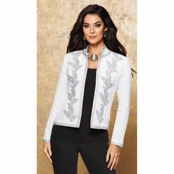 Elsa Richly Embroidered Women's  Jacket, , large
