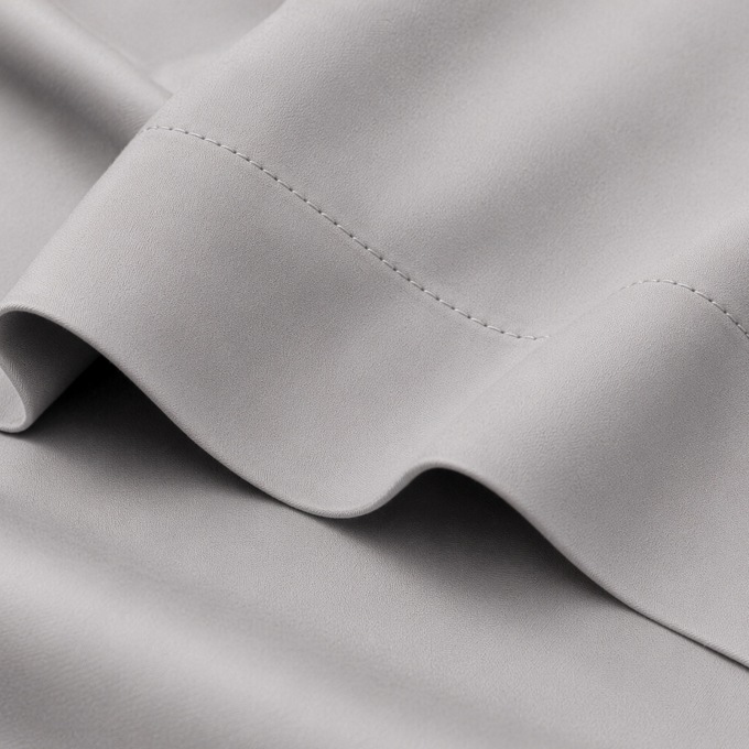 1200-Thread Count Sateen Sheet Set, Stone, large