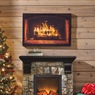 Lit Real Sound Fireplace Wall Art, , large
